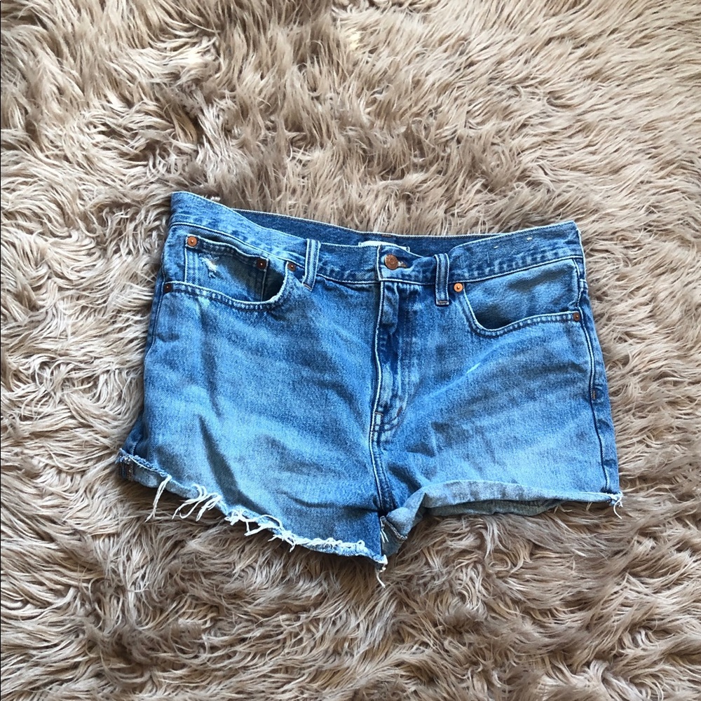 Madewell Light Blue Jean Shorts